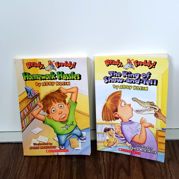 Ready Freddy 4 Books Scholastic Show & Tell, Homework Hassles Kids Reading - Picture 2 of 12
